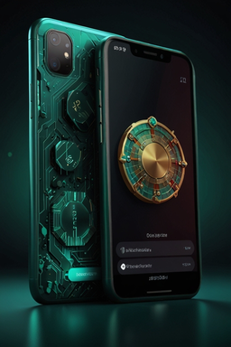 Smartphone con app casino